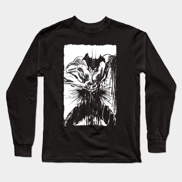 Devilman Harakiri Long Sleeve T-Shirt by hole